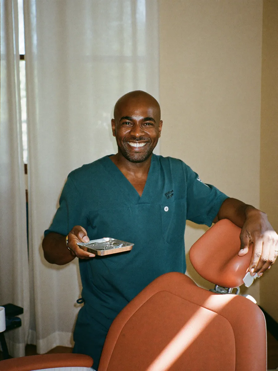 Ora team member at work in a studio