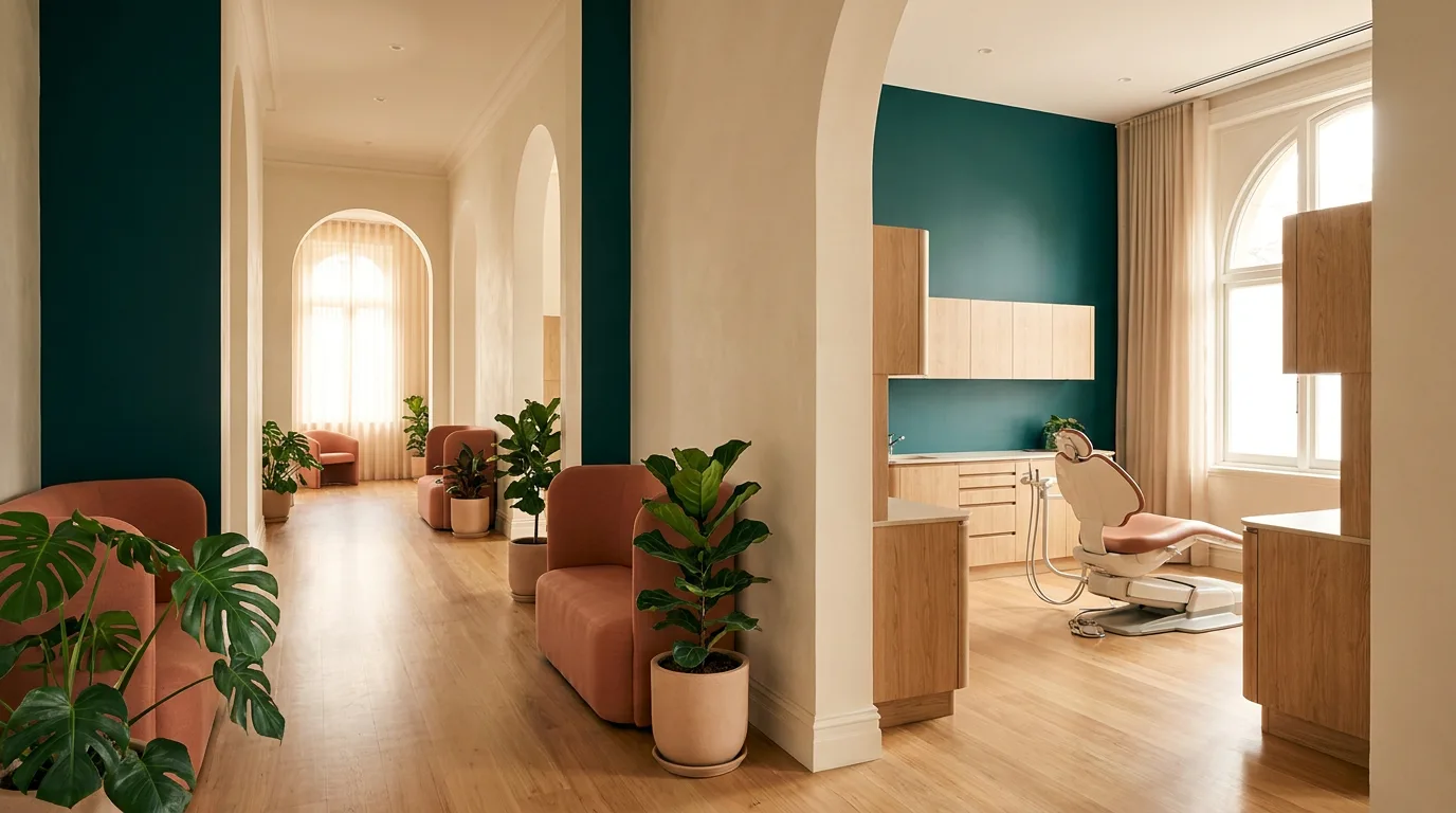 A wide view of a Ora studio