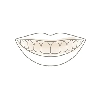 Restored teeth after veneers