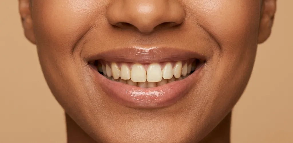 Teeth whitening before smile